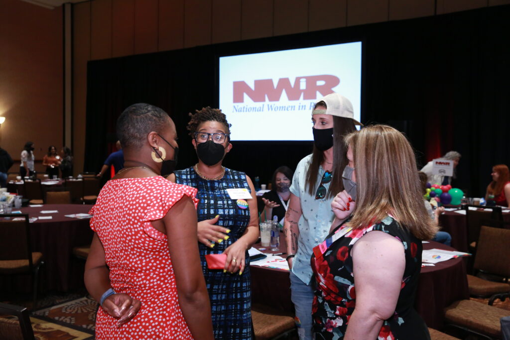 Having a discussion at a NWIR event